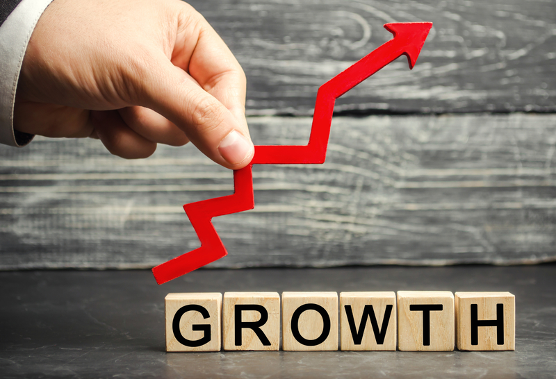 Growth Grow Upward Arrow Expand Success Business Sales Income Profit