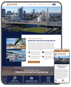 Childs Engineering Website Design jpg