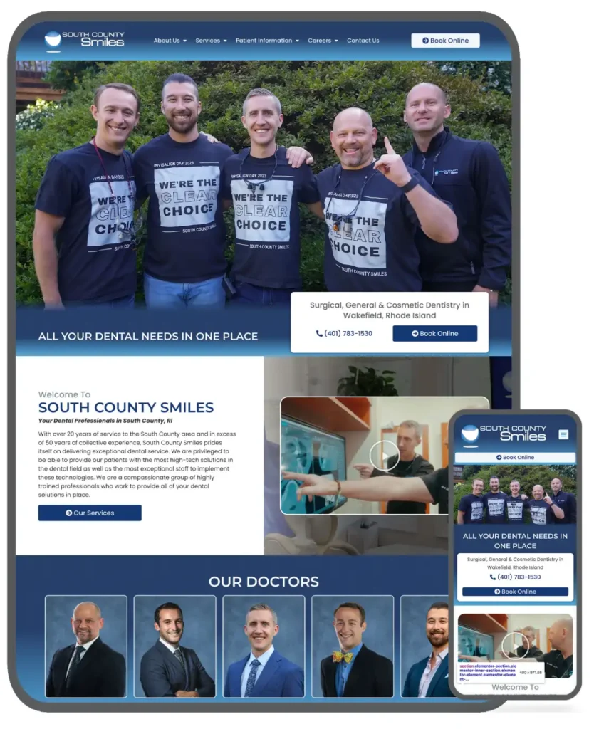south county smiles website design jpg