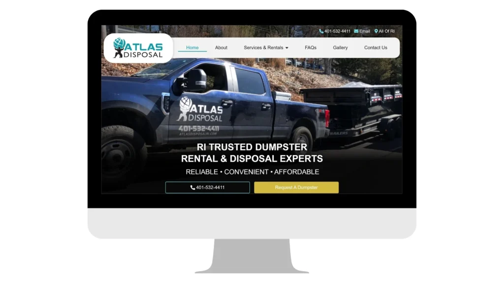 website launch atlas disposal ri