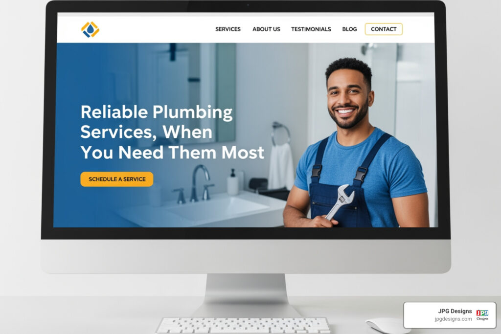 Plumber website design
