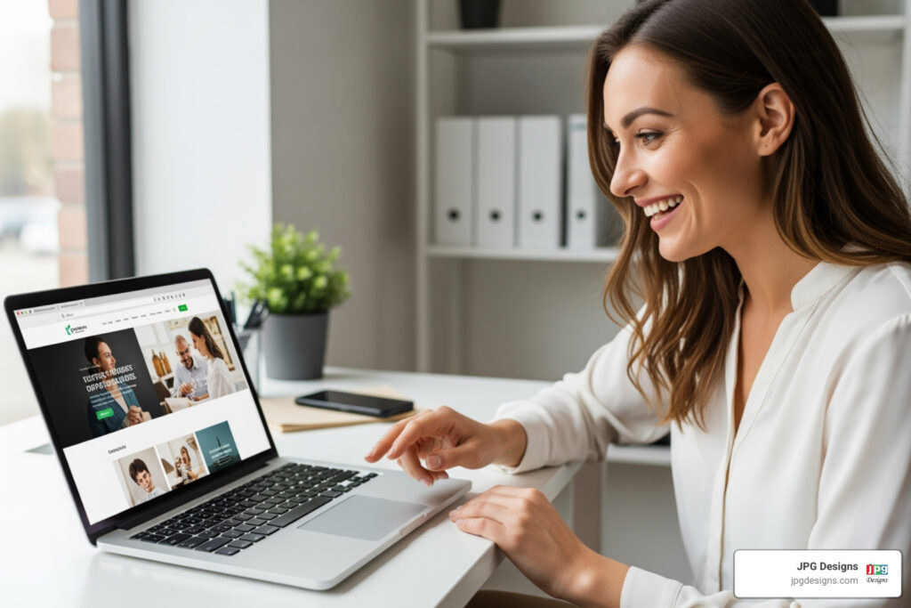 website development for small business affordable web design services