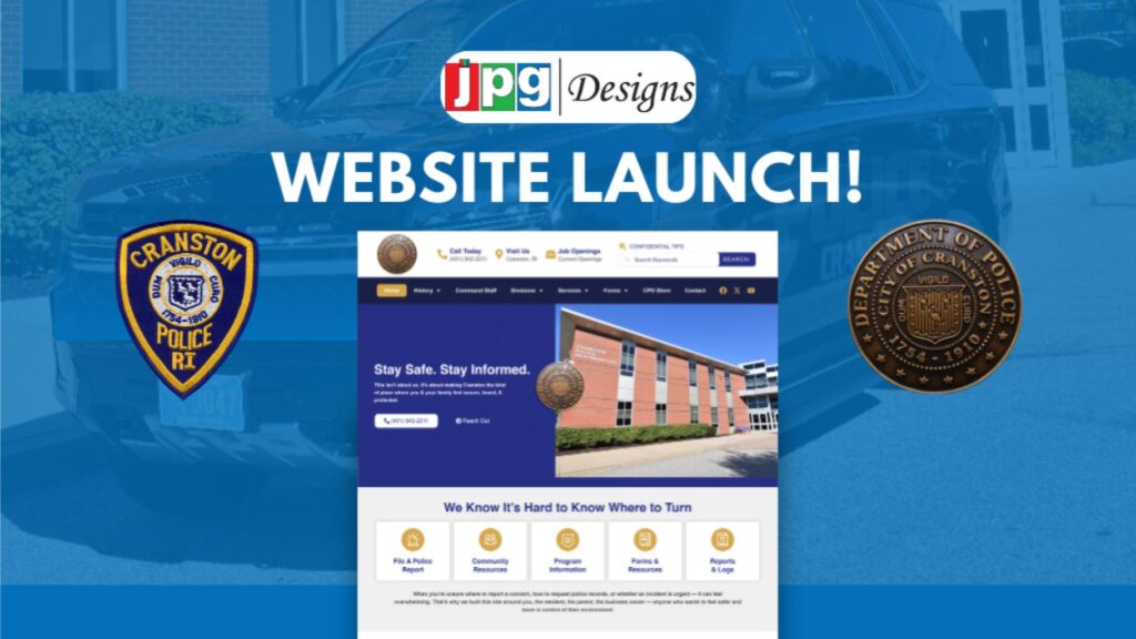 website launch cranston police department