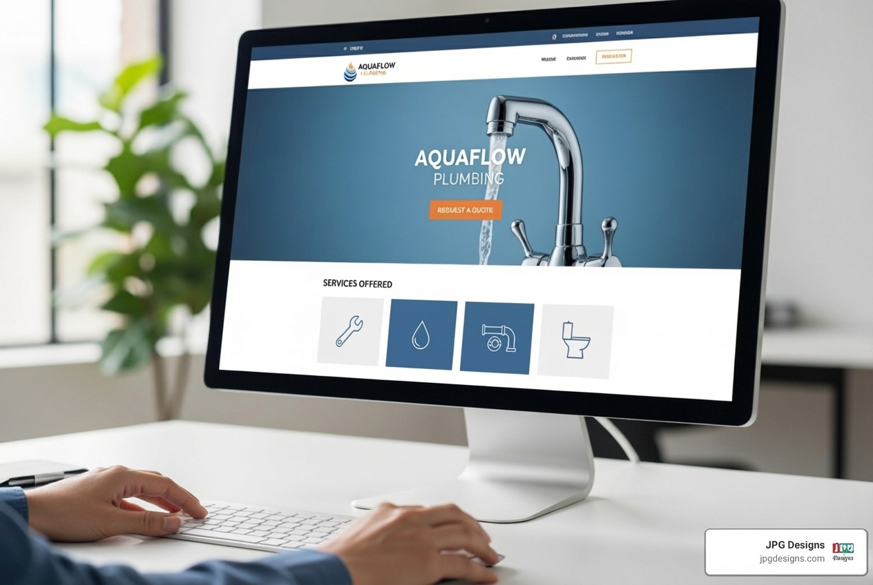 plumbing web design services cost