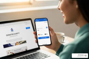 accept online donations