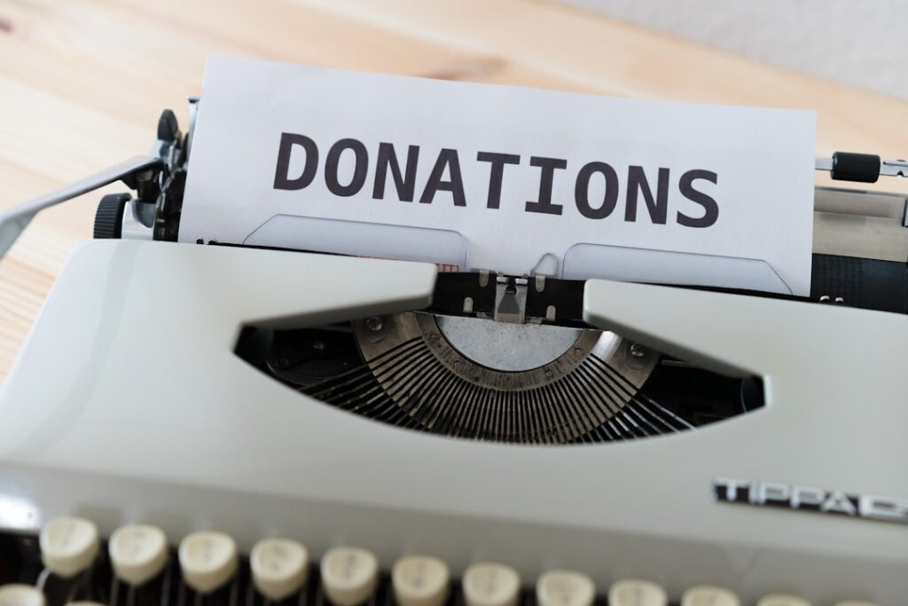 online donation website